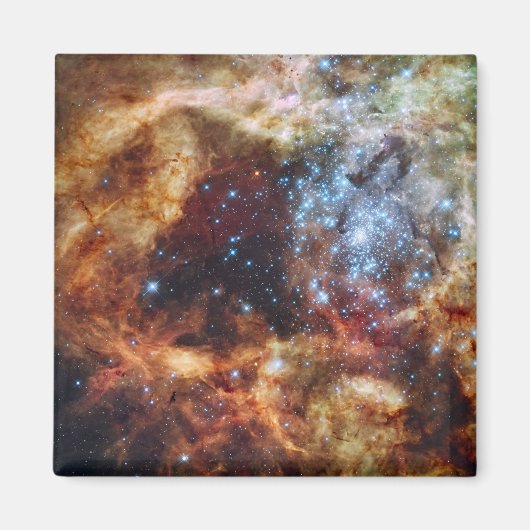 Ein stellares Kinderzimmer, bekannt als R136 Magnet (Vorne)