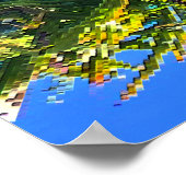 Ein Stern im Teich...... Poster (Ecke)