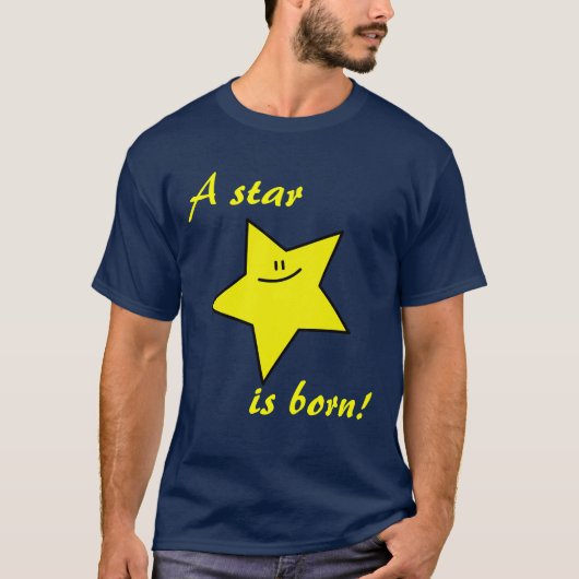 Ein Stern ist der geborene dunkle T - Shirt (Vorderseite)