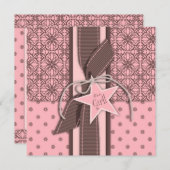 Ein Stern ist ein Geborener Einladung eines Mädche (Vorne/Hinten)