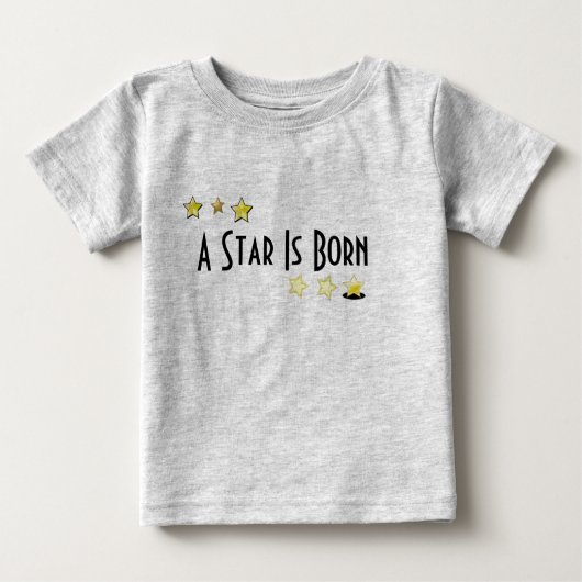 Ein Stern ist geboren Baby T-shirt (Vorderseite)