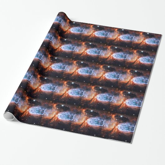 Ein Stern ist Geboren Golden Geschenkpapier (Ungerollt)