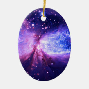 Ein Stern ist Geboren Keramik Ornament