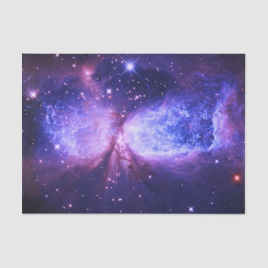 Ein Stern ist Geboren Lila blau Seidenpapier (Vorderseite)