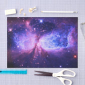 Ein Stern ist Geboren Lila blau Seidenpapier (Handwerk)