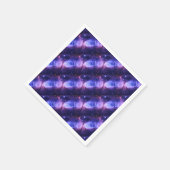 Ein Stern ist Geboren Lila blau Serviette (Ecke)