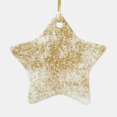 Ein Stern ist Geborenes Baby's 1. Weihnachten Keramik Ornament (Hinten)