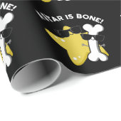 Ein Stern ist knochenhaften Film Titel Puff Dark B Geschenkpapier (Rolleneckpunkt)