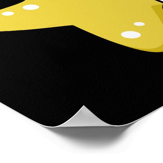 Ein Stern ist knochenhaften Film Titel Puff Dark B Poster (Ecke)