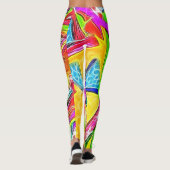 Ein Stern ist mit den Beleuchtungsbeinen geboren Leggings (Rückseite)