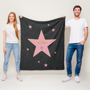 Ein Stern mit deinem Namen darauf! Fleecedecke