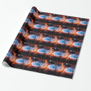 Ein Stern wird golden geboren Geschenkpapier