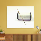 Ein Stich in der Zeit Leinwanddruck (Insitu (Wohnzimmer))