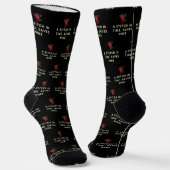 Ein Stich zur rechten Zeit Socken (Gewinkelt)