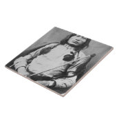 Ein Stier-Krieger, 1882 (b/w Foto) Fliese (Seite)