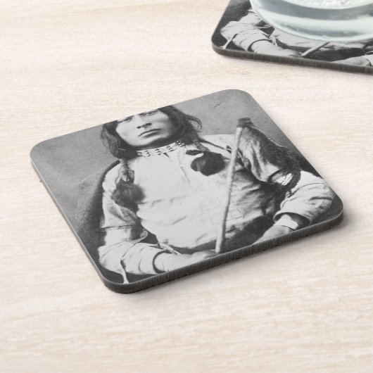 Ein Stier-Krieger, 1882 (b/w Foto) Untersetzer (Linke Seite)