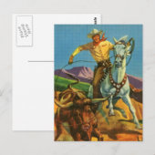 Ein Stier wird gelasst Postkarte (Vorne/Hinten)