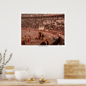 Ein Stierkampf, Barcelona, Spanien Poster (Küche)