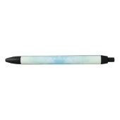 Ein Stift mit einem hellblauen und weißen Marmormu (Vorderseite)