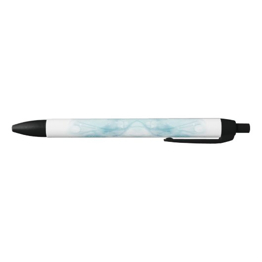 Ein Stift mit schwarzen Spitzen und einer Klemme h (Unterseite)