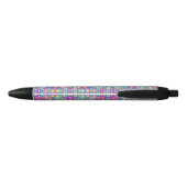Ein Stift mit schwarzer Spitze und Clip (Rückseite)