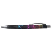 Ein Stift mit silberner Spitze und Clip (Oberseite)
