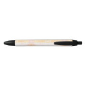 Ein Stift mit weichem pastellfarbenem Blumendesign (Rückseite)