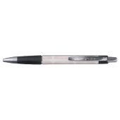 Ein Stift mit weißem Körper und schwarzer Kappe (Rückseite)