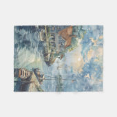 Ein stiller Hafen Fleecedecke (Vorderseite (Horizontal))