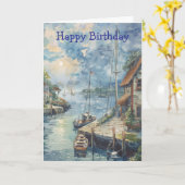 Ein stiller Hafen Karte (Gelbe Blume)