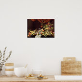 Ein stilles Leben mit Früchten auf einer vergewalt Poster (Küche)