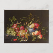 Ein Stillleben bei Obst Postkarte (Vorderseite)