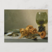 Ein Stillleben mit einem Roemer und einem Gilt Cup Postkarte (Vorderseite)