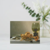 Ein Stillleben mit einem Roemer und einem Gilt Cup Postkarte (Stehend Vorderseite)