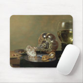 Ein Stillleben mit Glas Wein Mousepad (Mit Mouse)