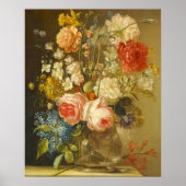 Ein Stillleben mit Rose, Ludovico Stern Poster (Vorne)