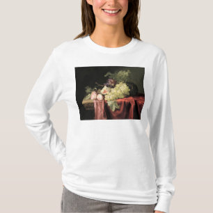 Ein Stillleben mit Trauben, Pflaumen T-Shirt
