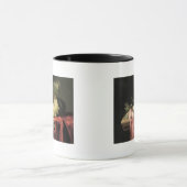 Ein Stillleben mit Trauben, Pflaumen Tasse (Zentrum)