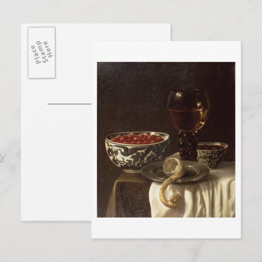 Ein Stillleben Postkarte (Vorne/Hinten)