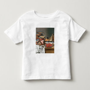 Ein Stillleben von ein Fisch-, Forelle-und Kleinkind T-shirt