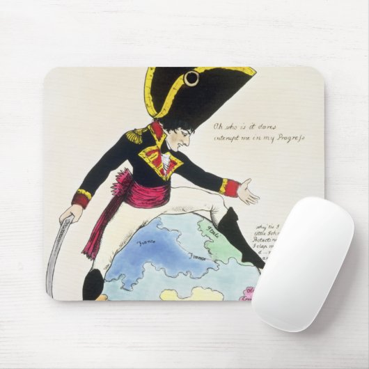 Ein Stillstand zu einem Schritt über der Kugel, Mousepad (Mit Mouse)
