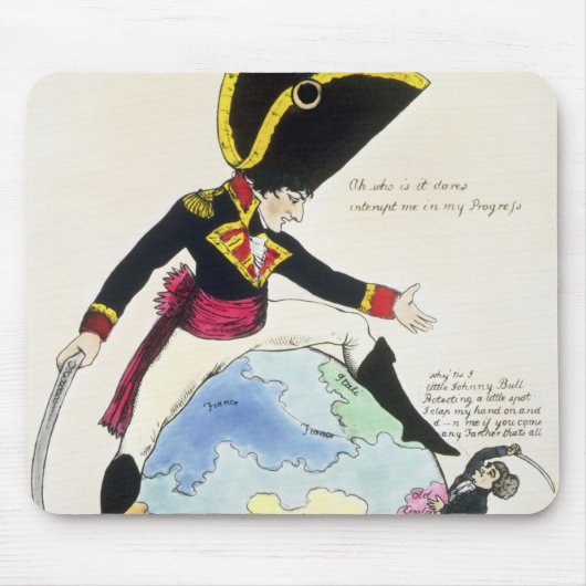 Ein Stillstand zu einem Schritt über der Kugel, Mousepad (Vorne)