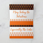 Ein stilvoller Geburtstagsgruß Karte (Innenseite)