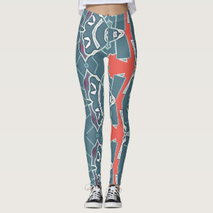 Ein stilvolles abstraktes "Ratti_Creative_Arts" Le Leggings