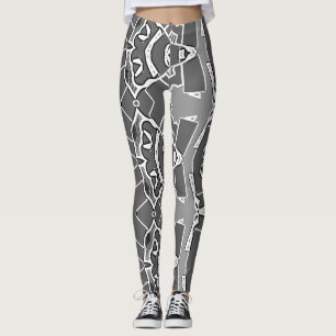 Ein stilvolles abstraktes "Ratti_Creative_Arts" Le Leggings