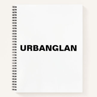 Ein stilvolles Buch mit URBANGLAN Schriftart Desig