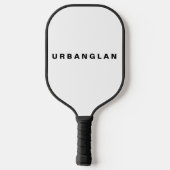 Ein stilvolles Pickleball Paddle mit URBANGLAN (Rückseite)