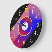 Ein stilvolles und auffälliges Design - modern Große Wanduhr (Winkel)