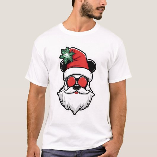 Ein stilvolles Weihnachtsdesign für die modernen T T-Shirt (Vorderseite)