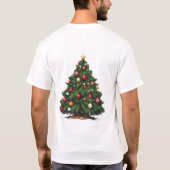 Ein stilvolles Weihnachtsdesign für die modernen T T-Shirt (Rückseite)